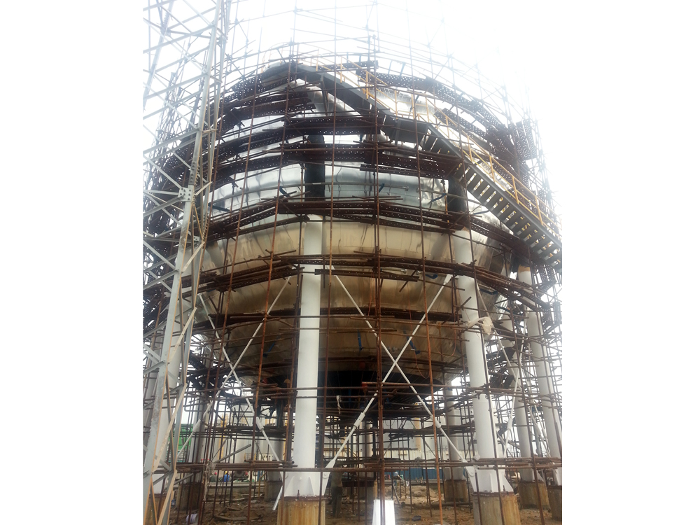 球罐设备保温层安装