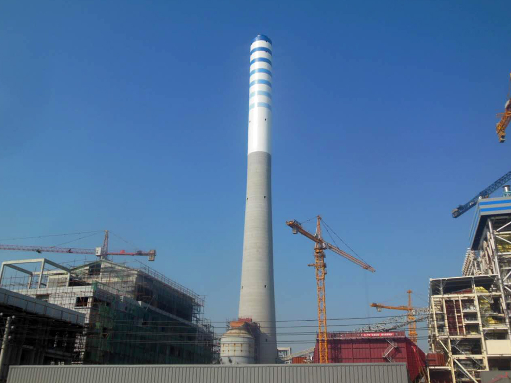 烟囱防腐涂料竣工